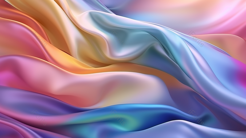 渐变色的绸缎面料丝滑小狗背景图,高清,摄影图,摄影图片,图片大全,摄影图免费下载